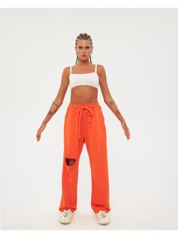 Джоггеры GRUNGE orange, Цвет: Оранжевый, Размер: Oversize