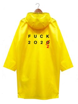 Дождевик FUCK 2020/2022 Желтый, Цвет: Жёлтый, Размер: Oversize