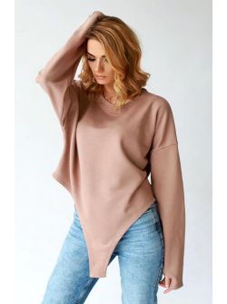 Лонгбоди Nude, Цвет: Бежевый, Размер: Oversize