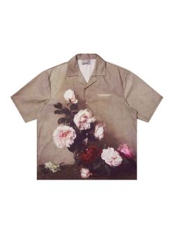 Рубашка в офлайне HARSH & CRUEL "Henri Fantin-Latour 22SS" Short-Sleeved Shirt, Цвет: Коричневый, Размер: S 