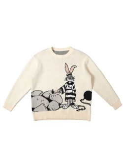 Свитер в офлайне ER "Prisoner Bugs Bunny" Knitted Sweater, Цвет: Белый, Размер: S 